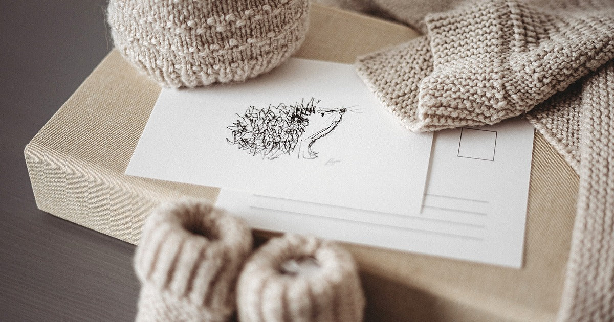 L&L Postcard - Hedgehog