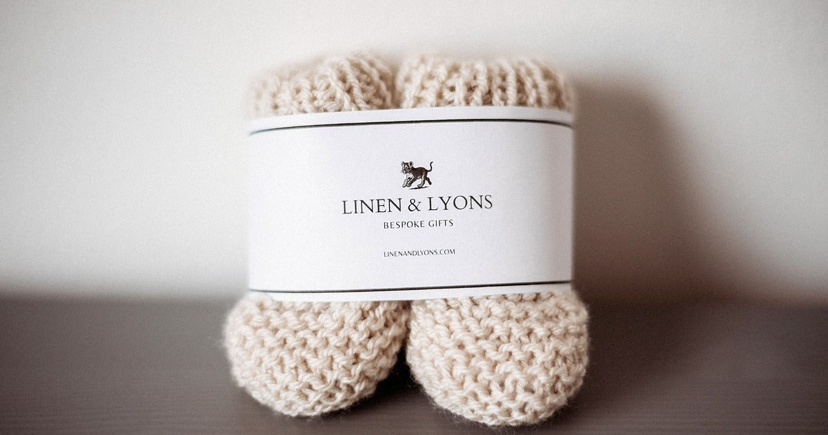 Newborn Cozy Knit Socks - Sand